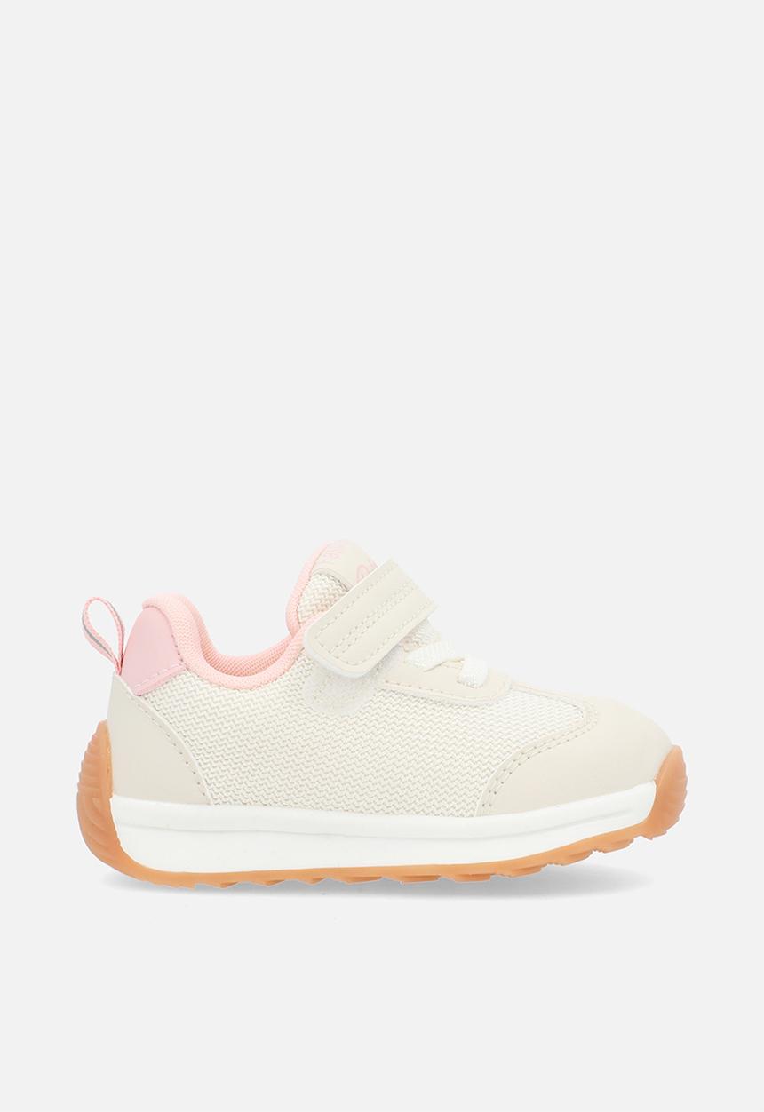 Pop Candy - Lace sneakers-pink & ecru