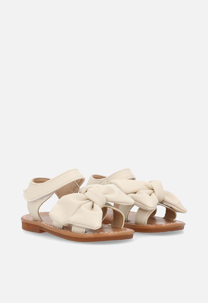 Pop Candy - Bow décor sandals - neutral