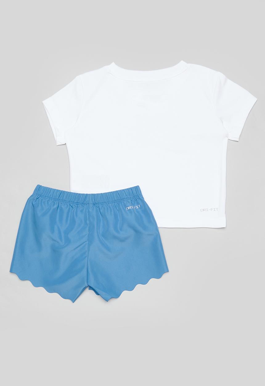 Nike - Nike woven short set - psychic blue & white