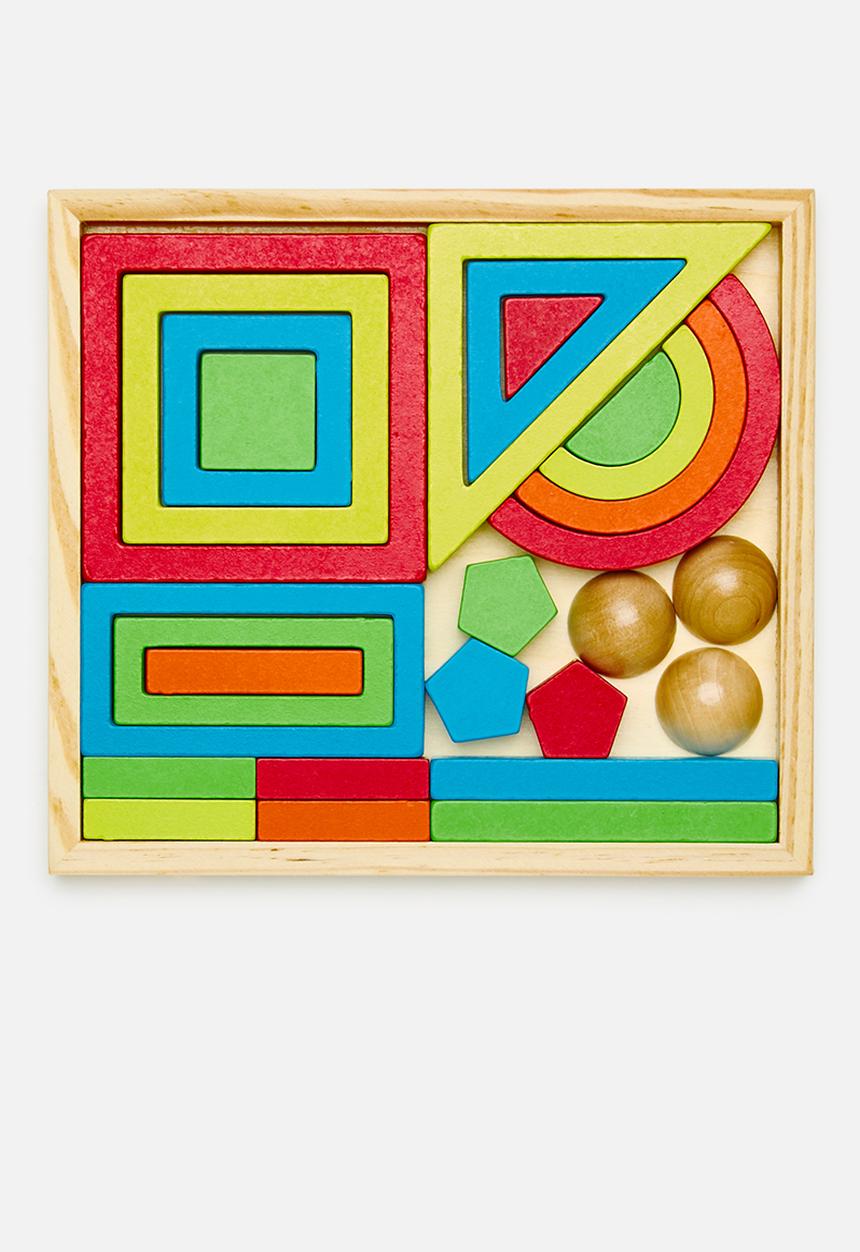 Pop Candy - Wooden building block toy set - multi