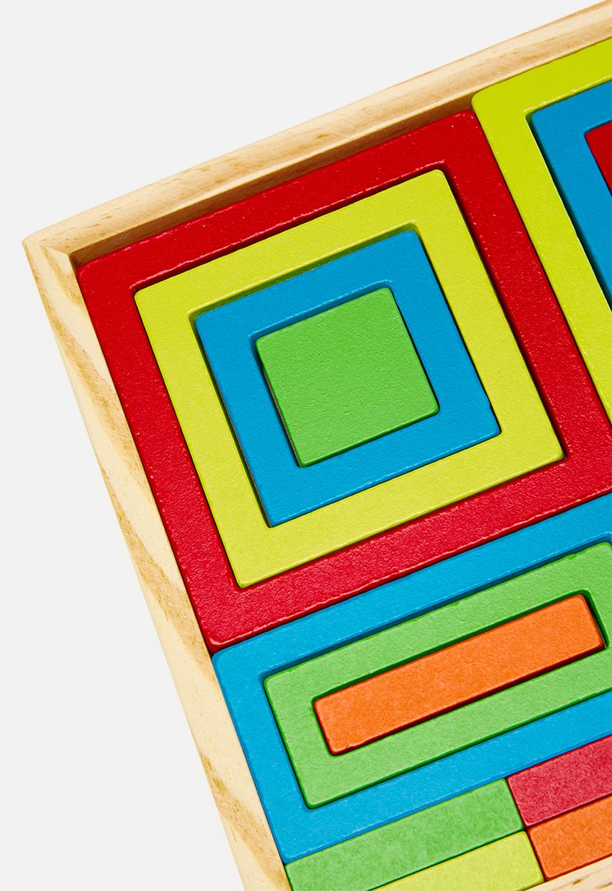 Pop Candy - Wooden building block toy set - multi