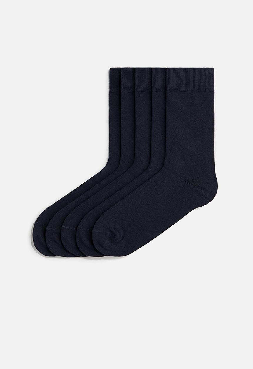 H&M - 5 pack socks - navy blue