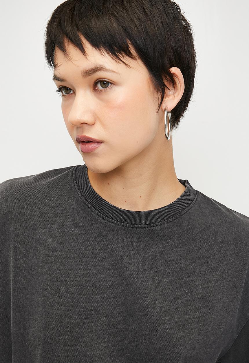 MANGO - T-Shirt Sita - Charcoal