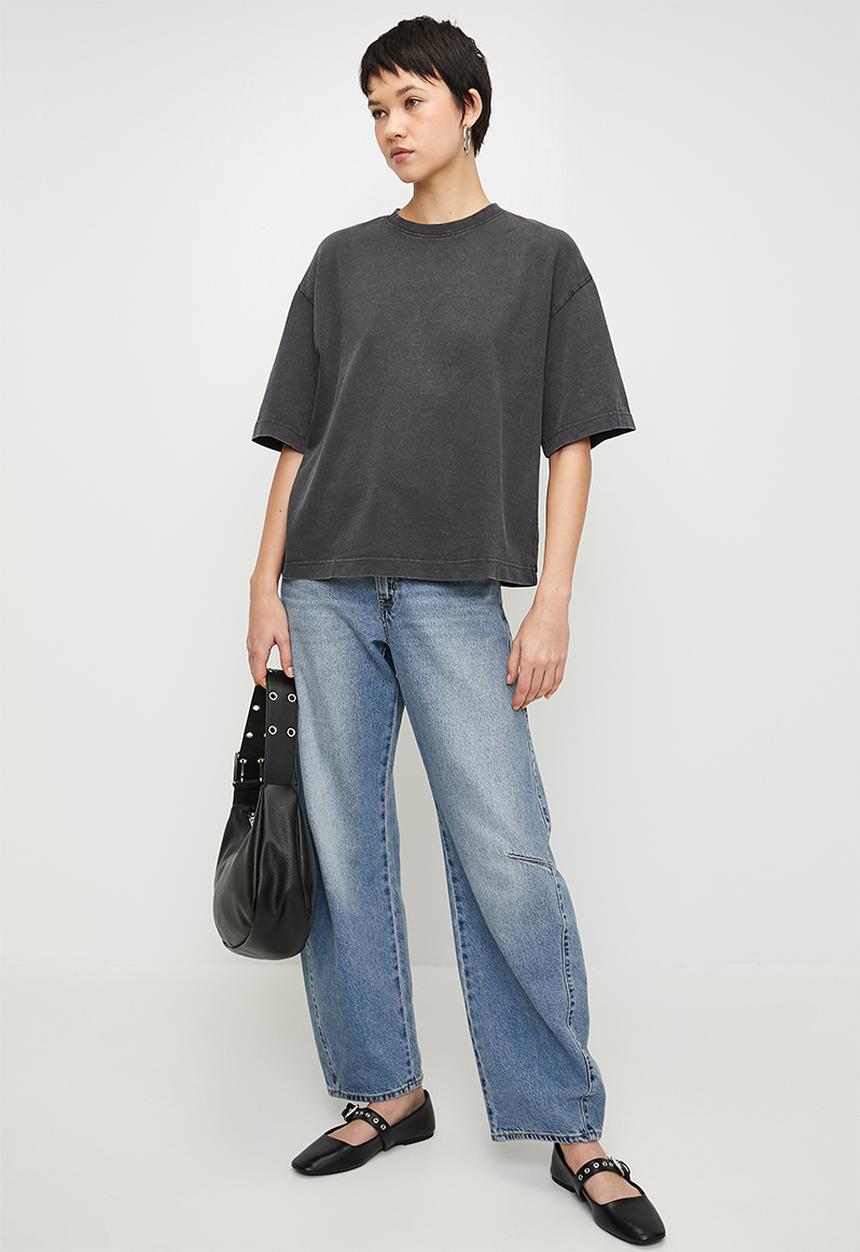MANGO - T-Shirt Sita - Charcoal
