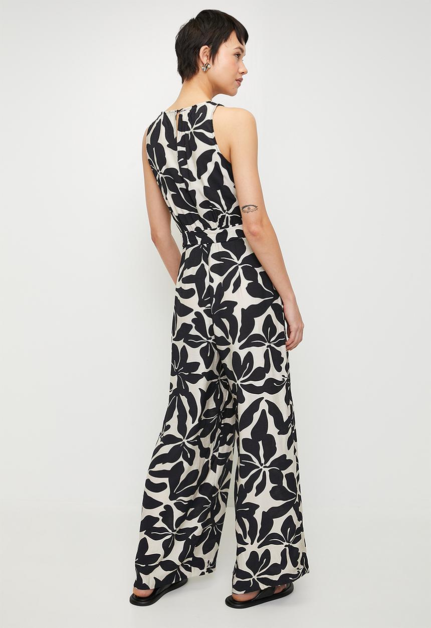 MANGO - Jumpsuit Knot - Black 