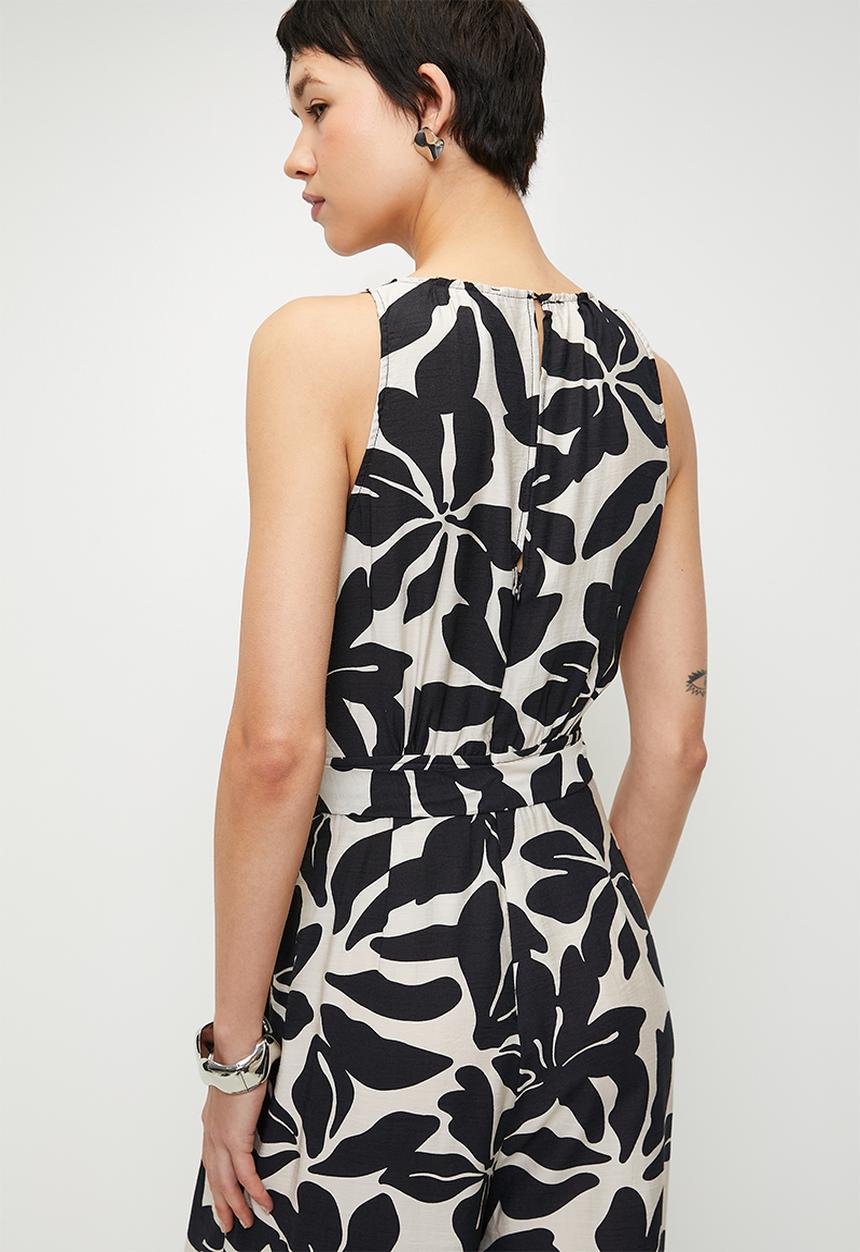 MANGO - Jumpsuit Knot - Black 
