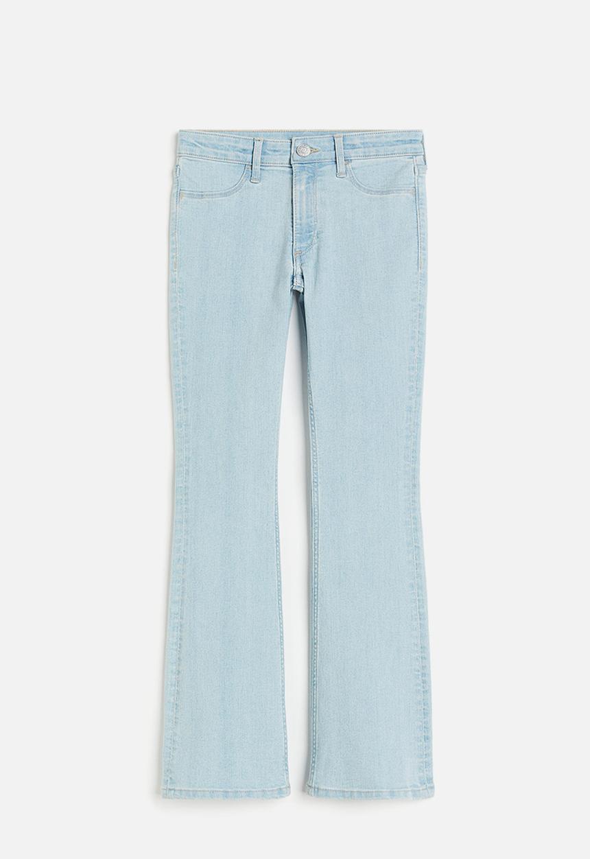 H&M - Flared leg low jeans - light denim blue