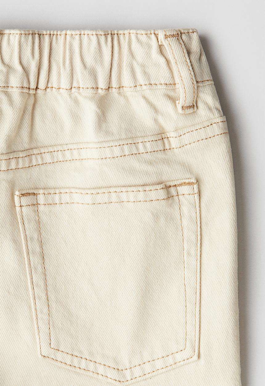 H&M - Loose fit jeans - natural white