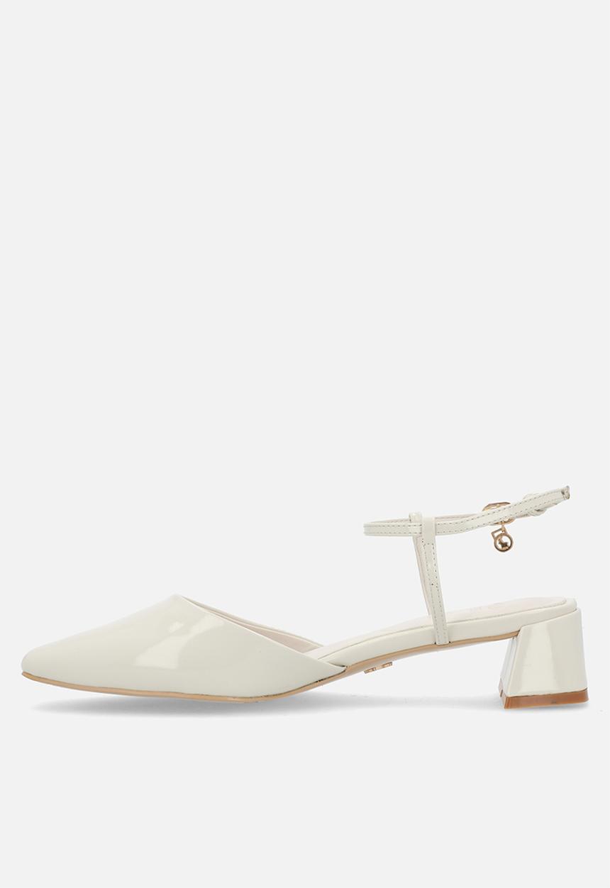 POLO - Ankle sandal - off white