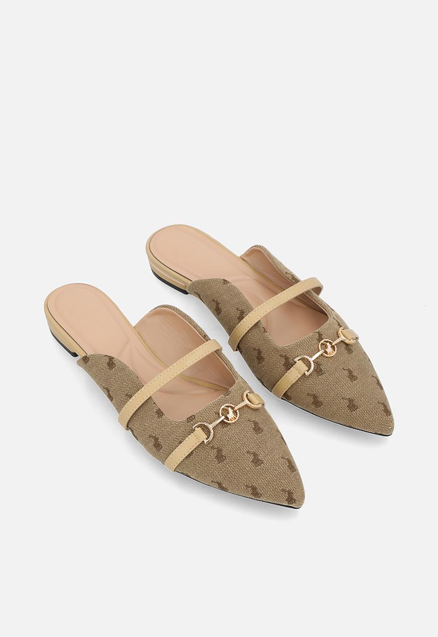 POLO - Pointed mule - stone