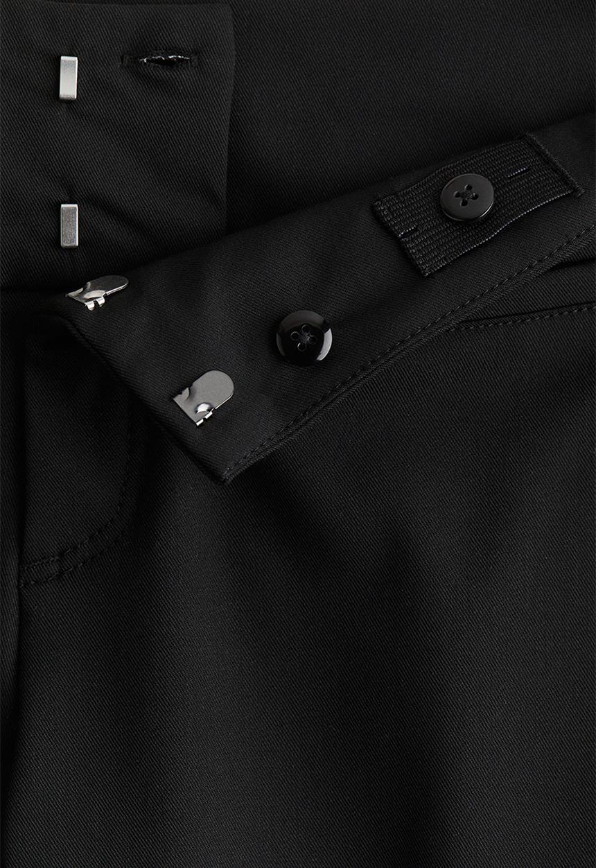 H&M - Flared suit trousers - black