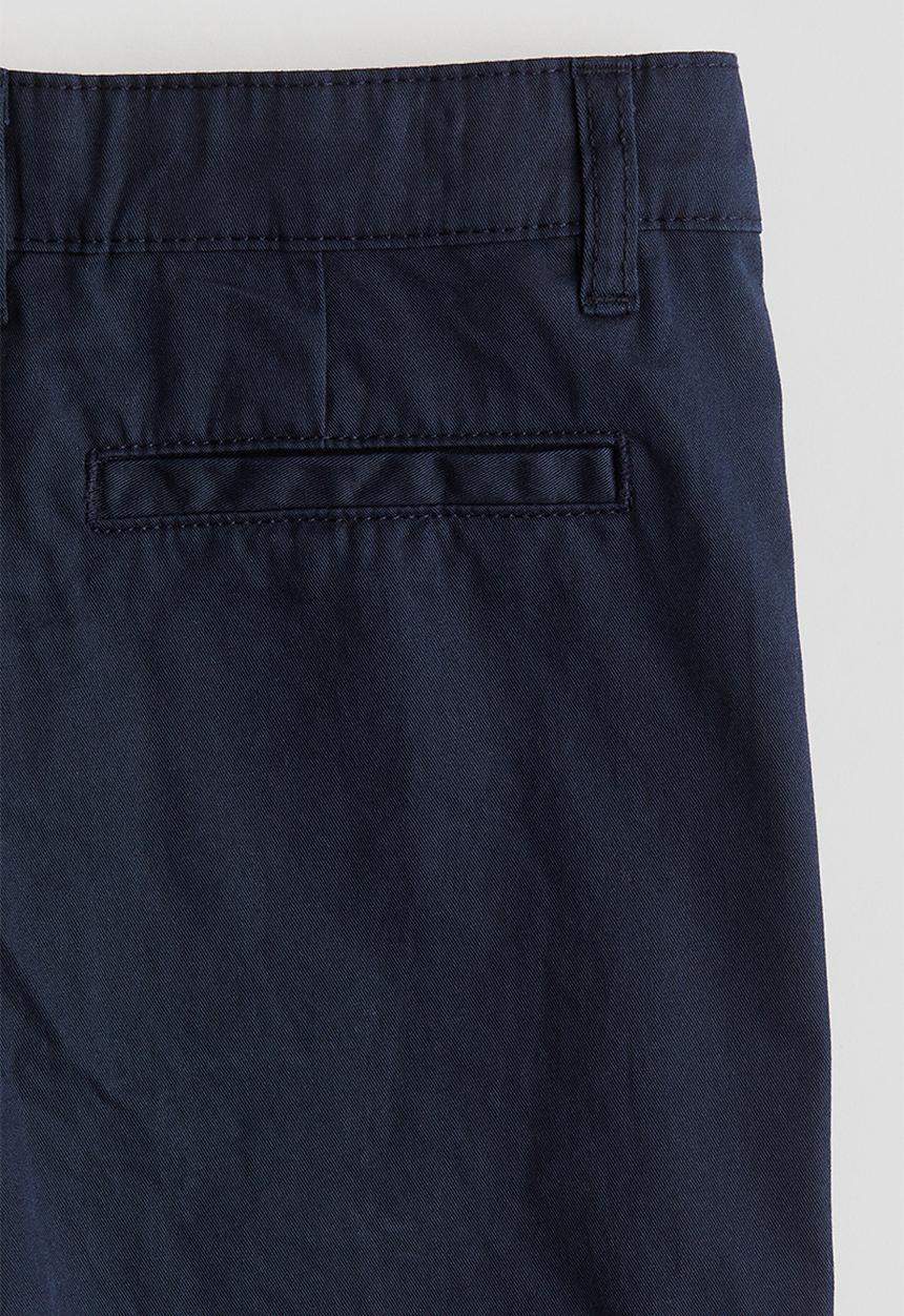 H&M - Cotton chino shorts - navy blue
