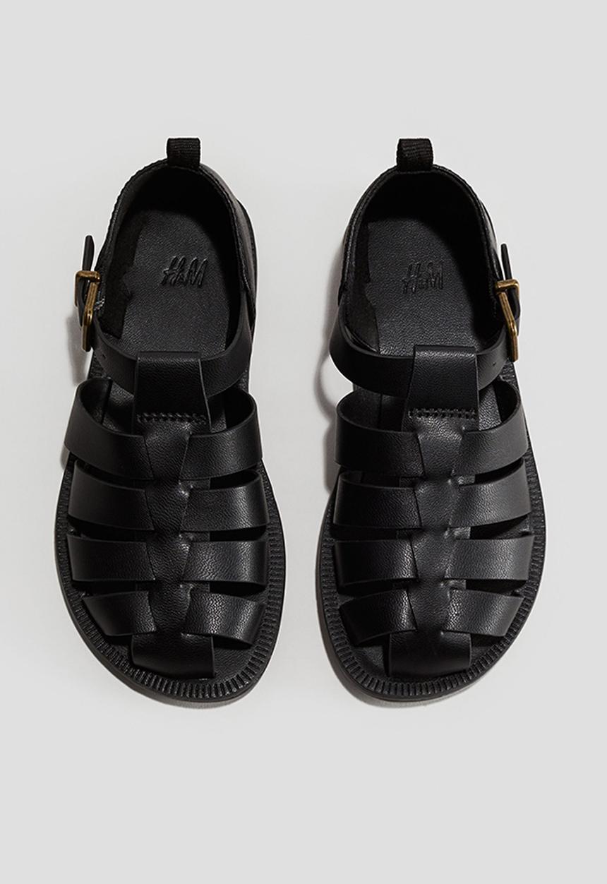 H&M - Fisherman sandals - black