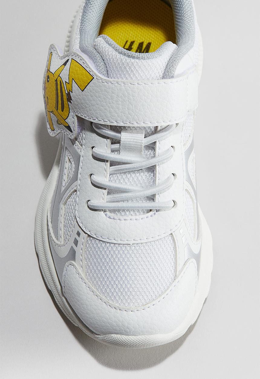 H&M - Lightweight-sole trainers - white pokémon