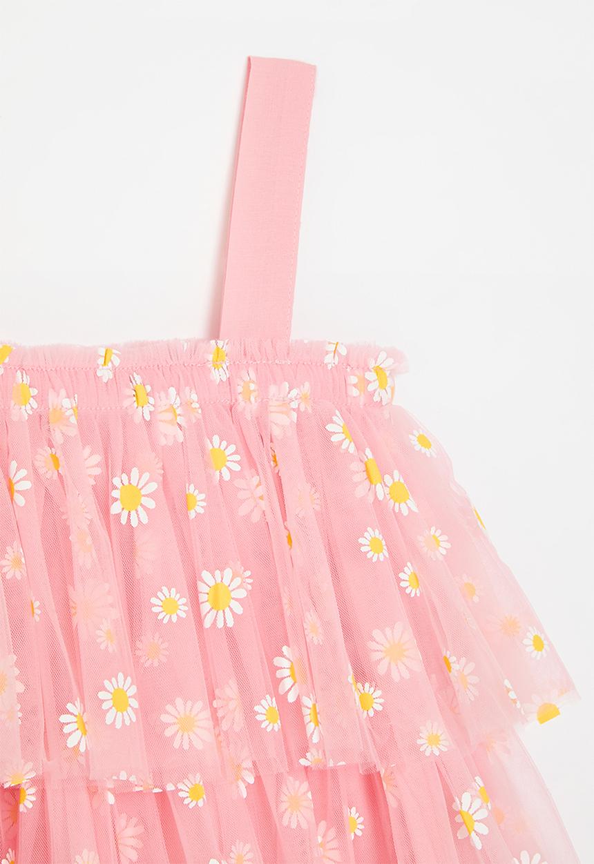 Pop Candy - Tiered tulle dress-pink
