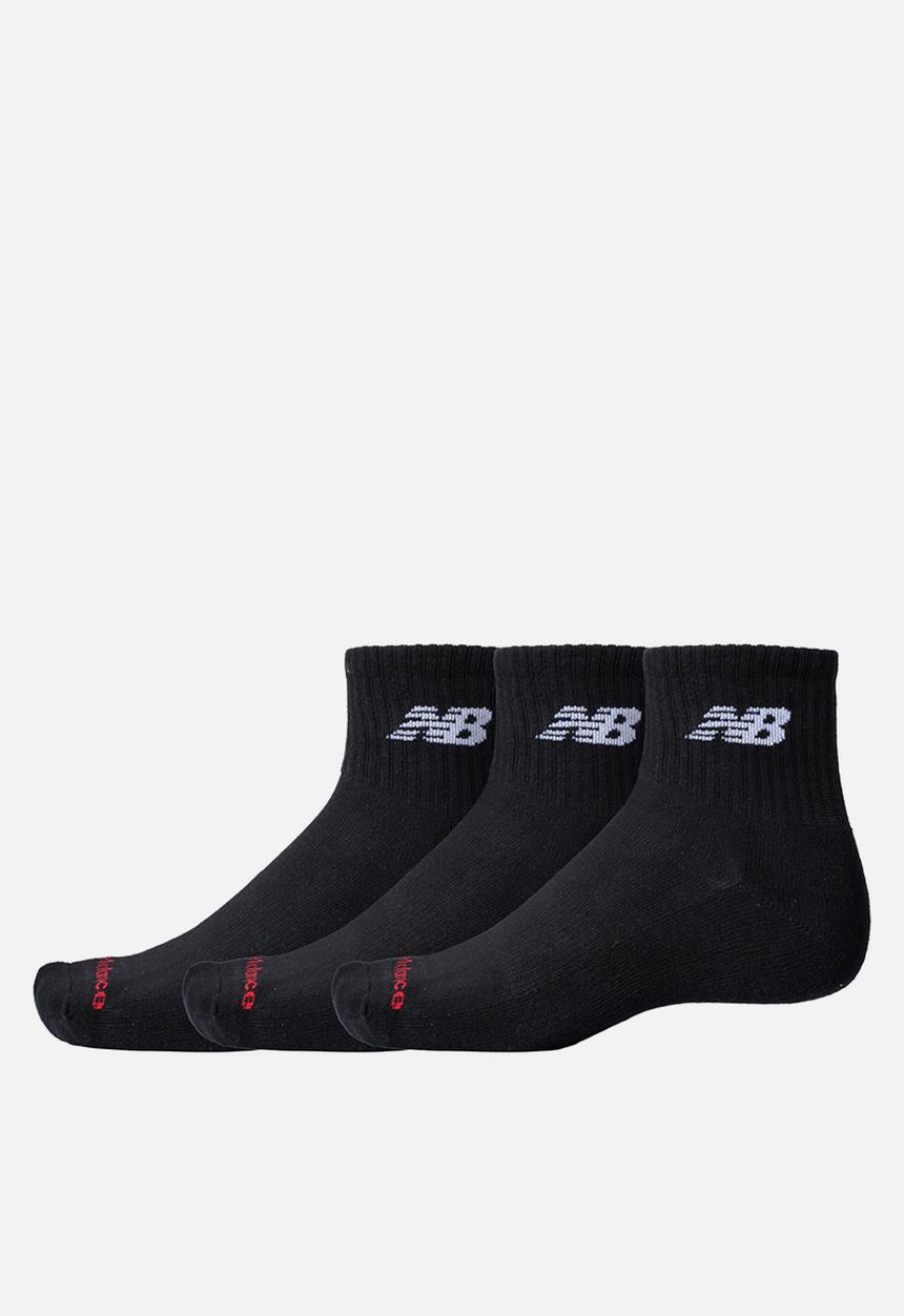 New Balance  - Everyday Quarter Sock 3Pk - Black