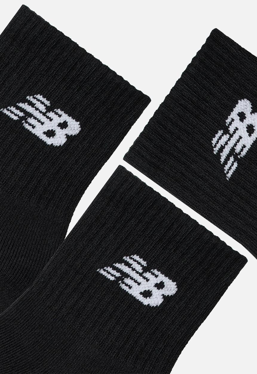 New Balance  - Everyday Quarter Sock 3Pk - Black