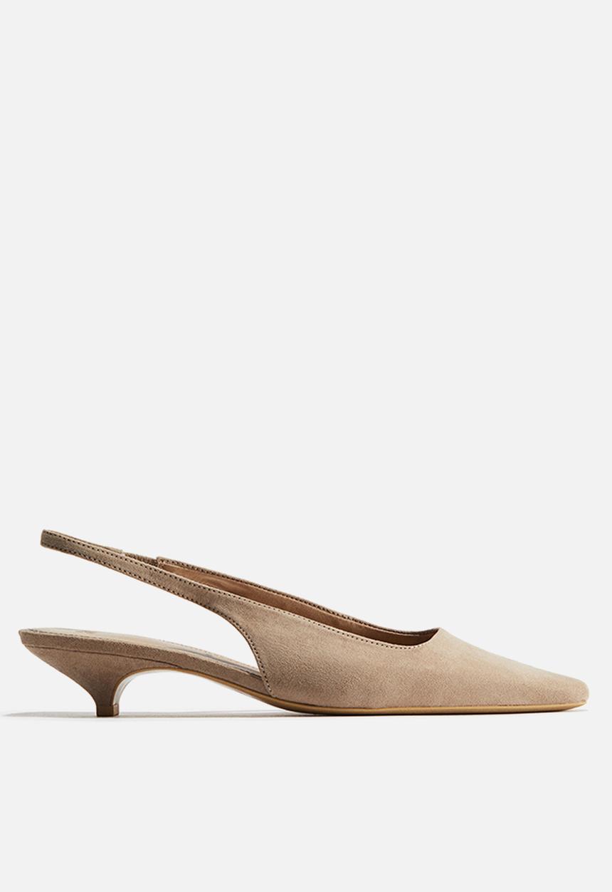 H&M - Pointed slingbacks - beige