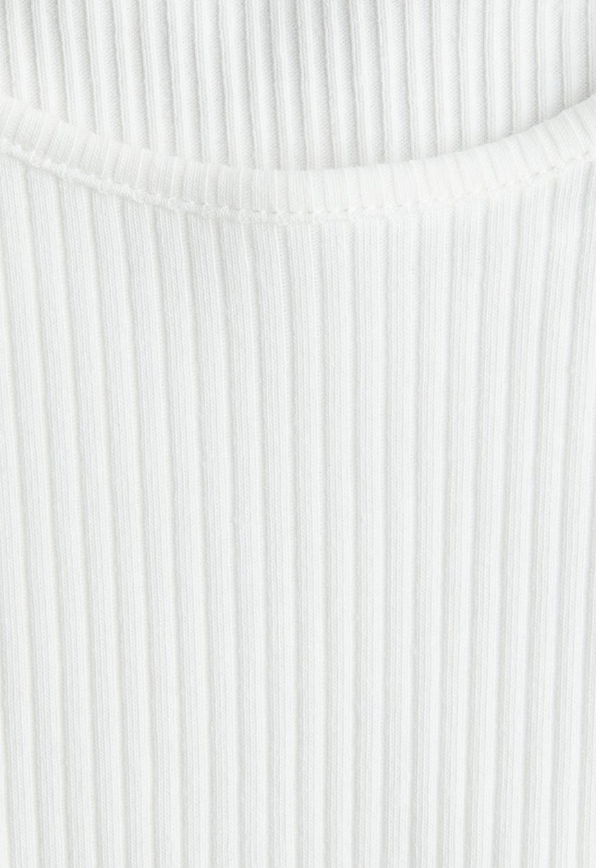 H&M - Chiffon-sleeve top - white