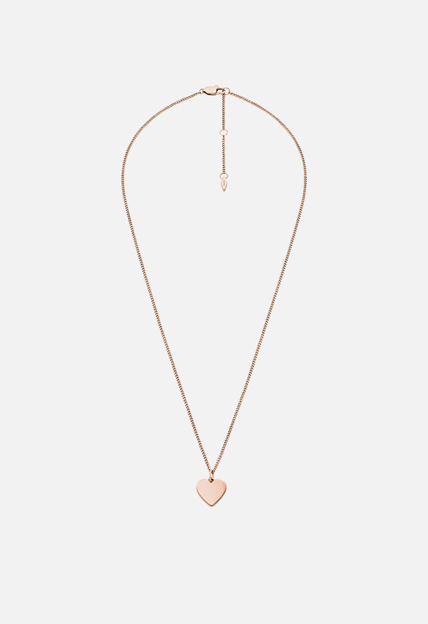 Fossil - Premium Jf03021791 Necklace - Rose Gold