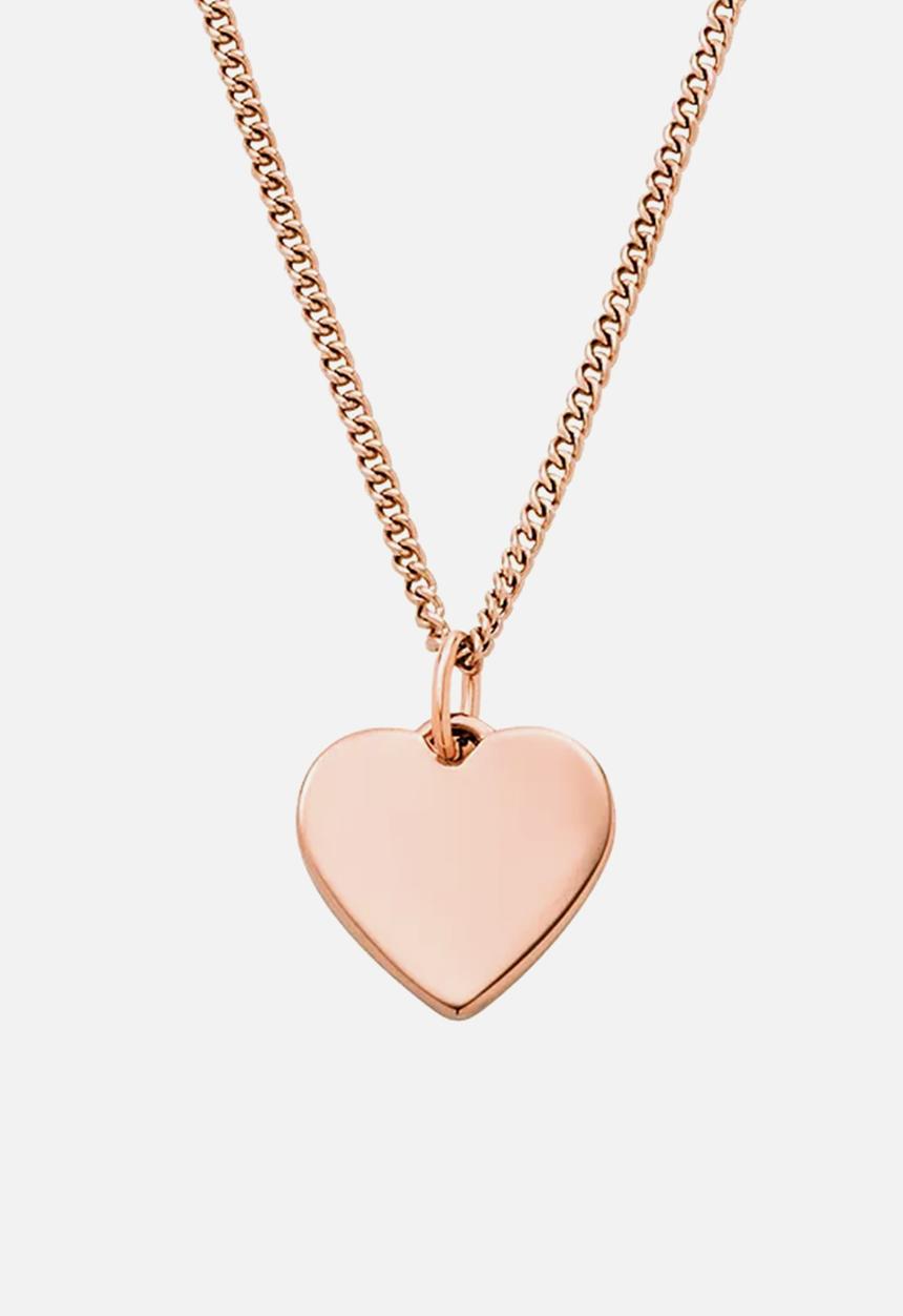 Fossil - Premium Jf03021791 Necklace - Rose Gold