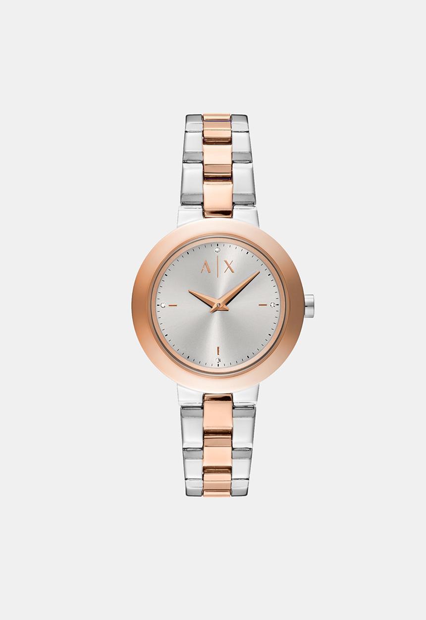 Armani Exchange - Jackie Two-tone  AX5172 - silver & rose gold