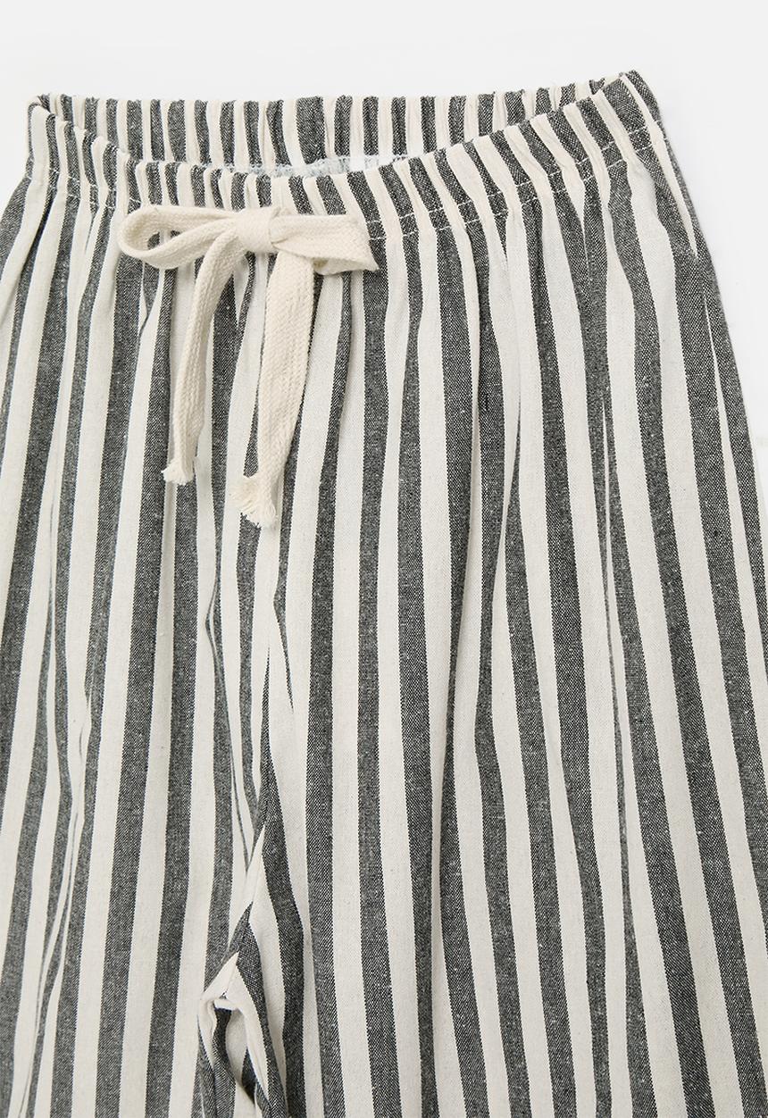 Pop Candy - Striped pants - black & white