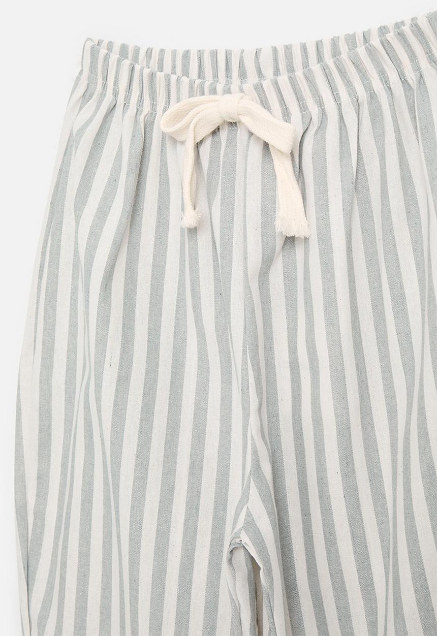 Pop Candy - Striped pants - grey & white