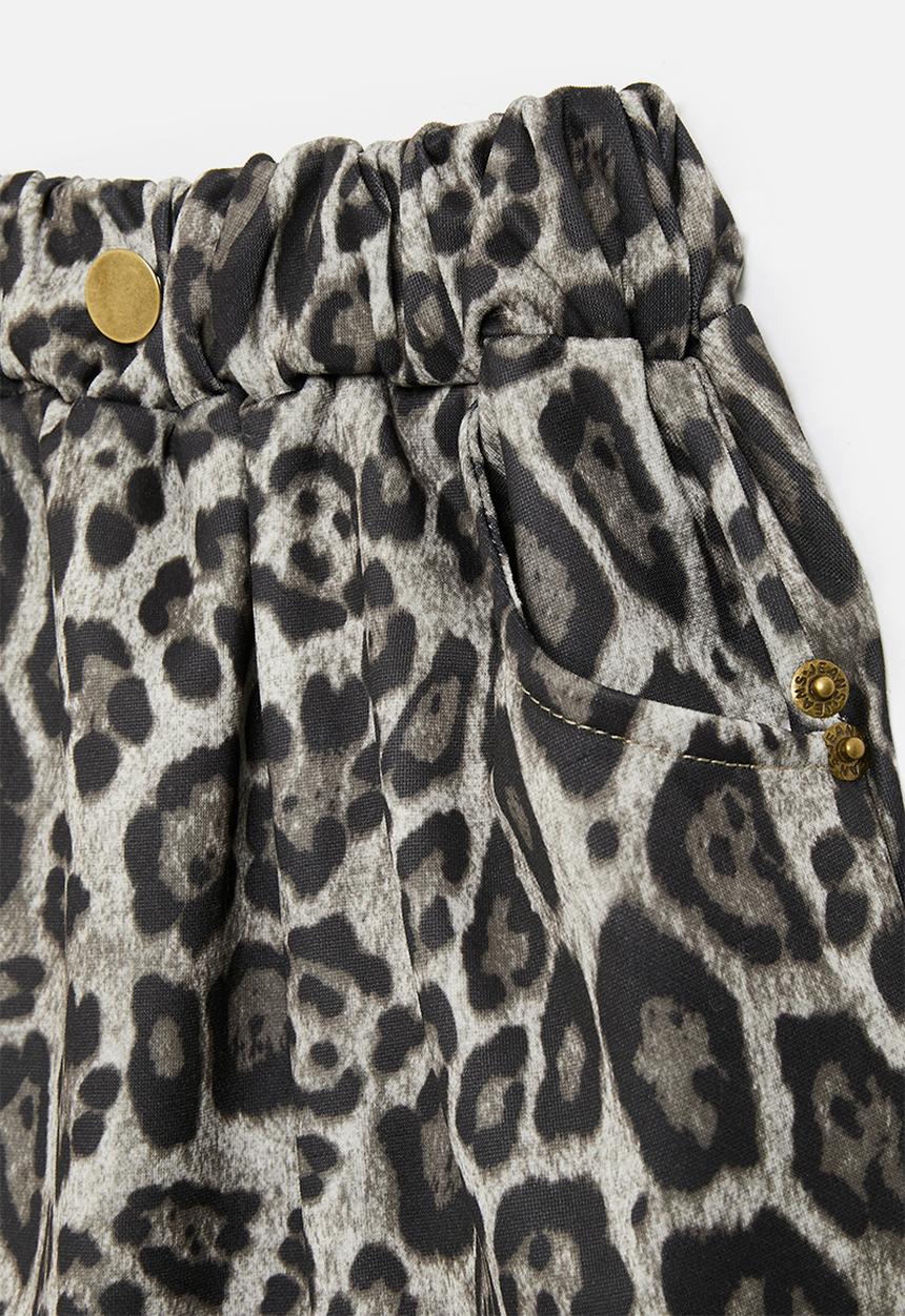 Pop Candy - Printed mini skirt - brown