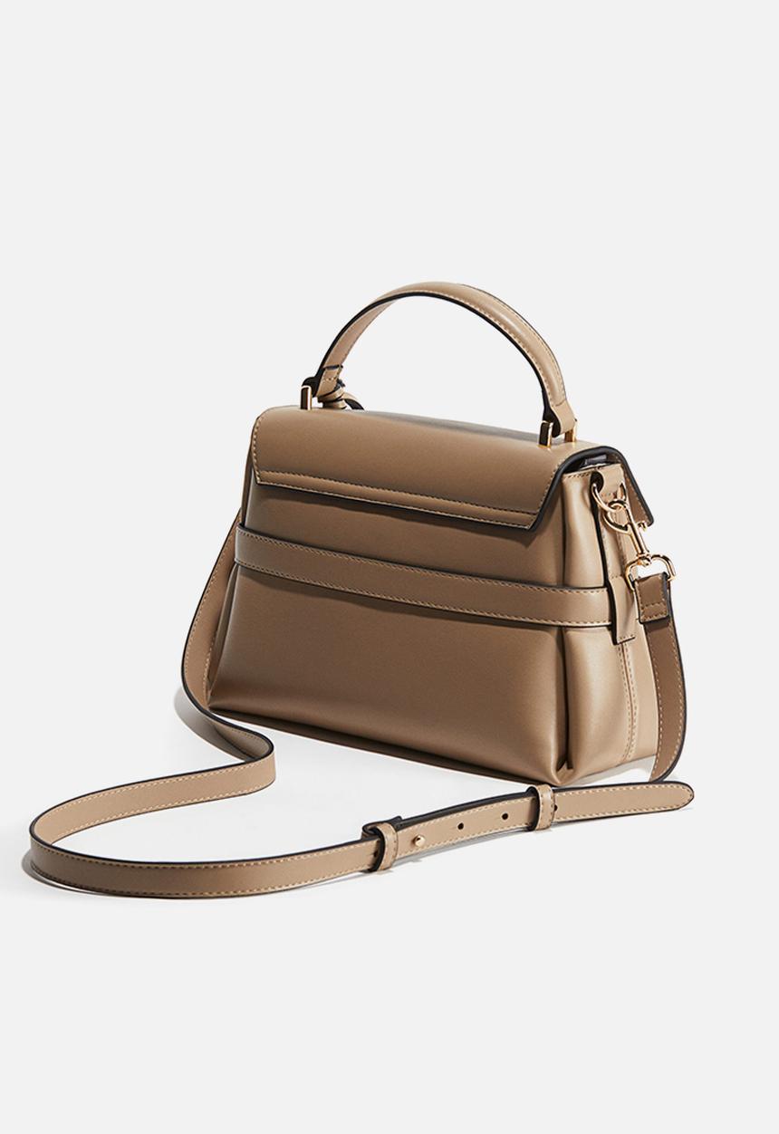H&M - Strap-detail crossbody bag - beige