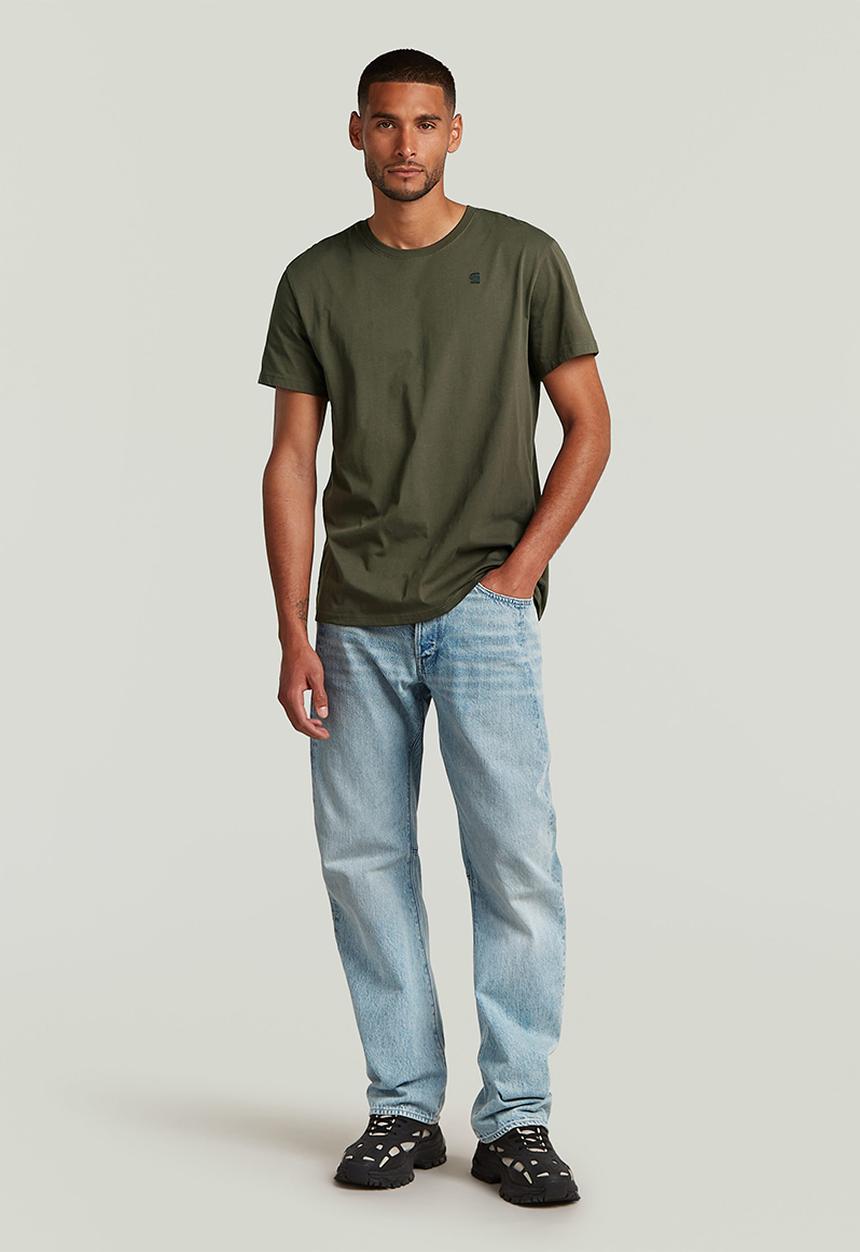G-STAR - Base-S r t short sleeve - asfalt