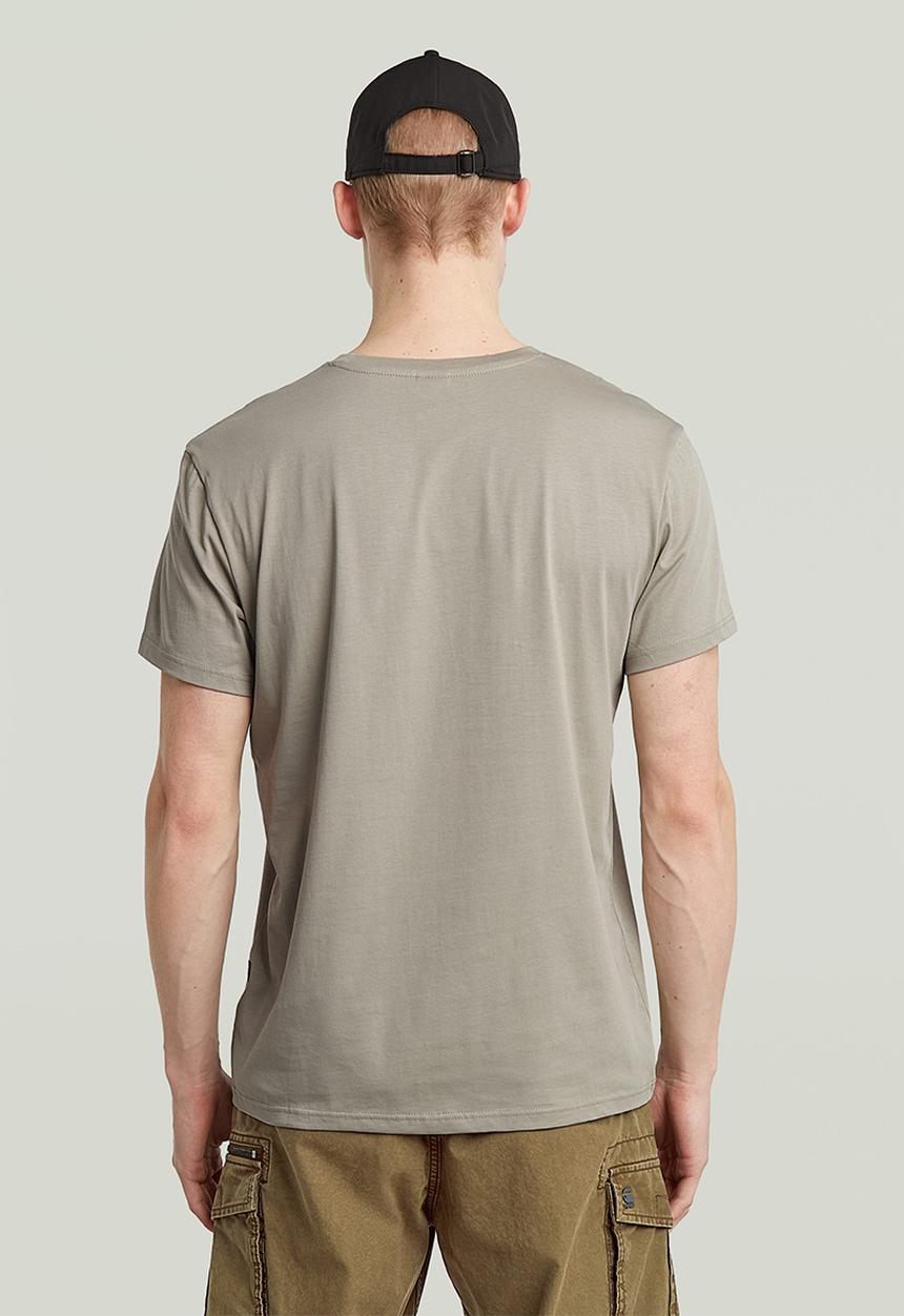 G-STAR - Base-s r t short sleeve - elephant skin