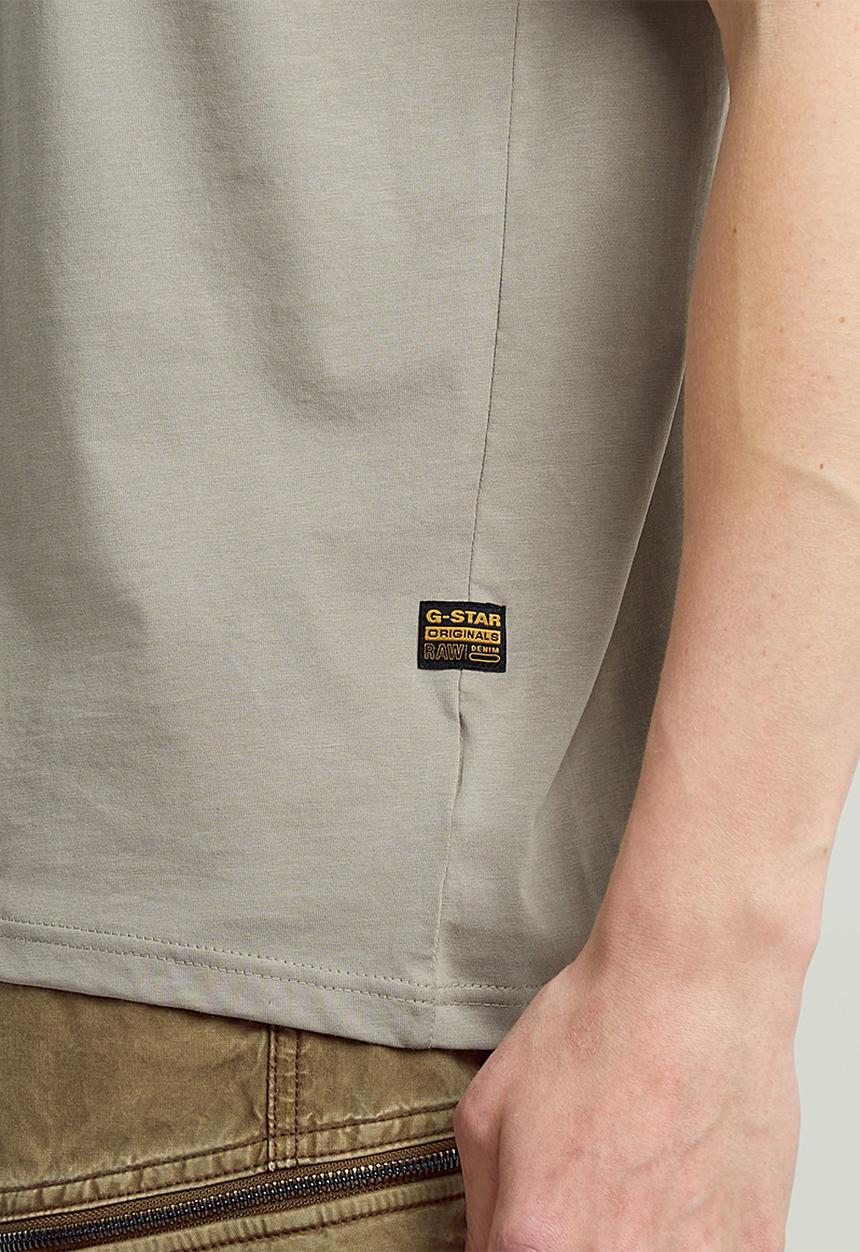 G-STAR - Base-s r t short sleeve - elephant skin