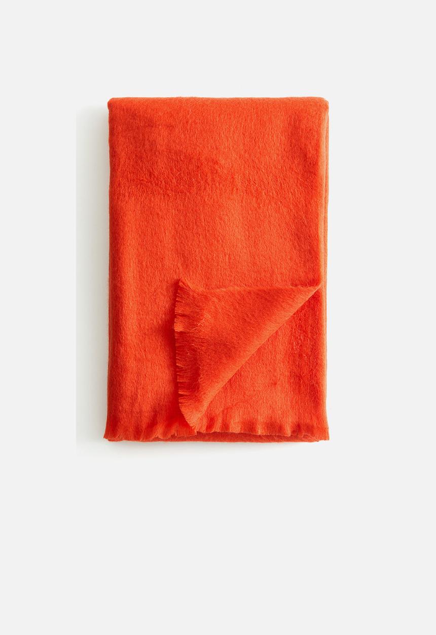 H&M - Brushed blanket - orange
