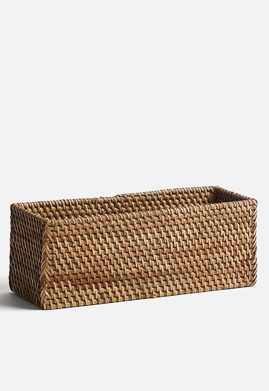 H&M - Rattan storage basket - beige