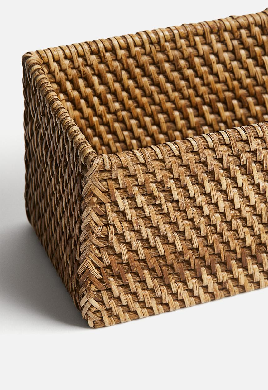 H&M - Rattan storage basket - beige