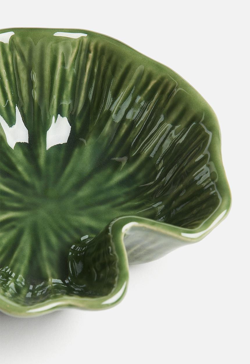 H&M - Small stoneware bowl - green