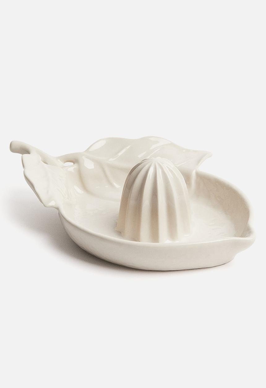 H&M - Stoneware lemon squeezer - light beige 