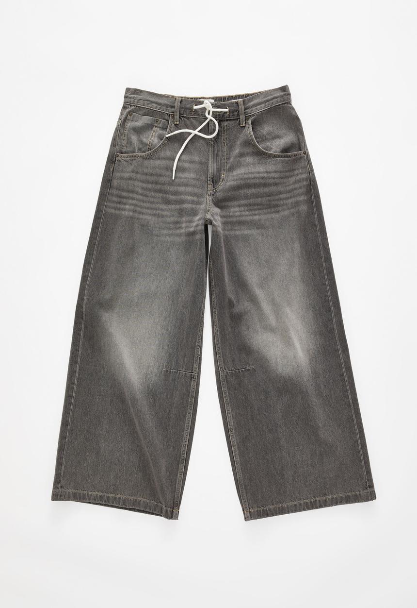 Cotton On - Y2K Super Wide Jean - Archives Grey