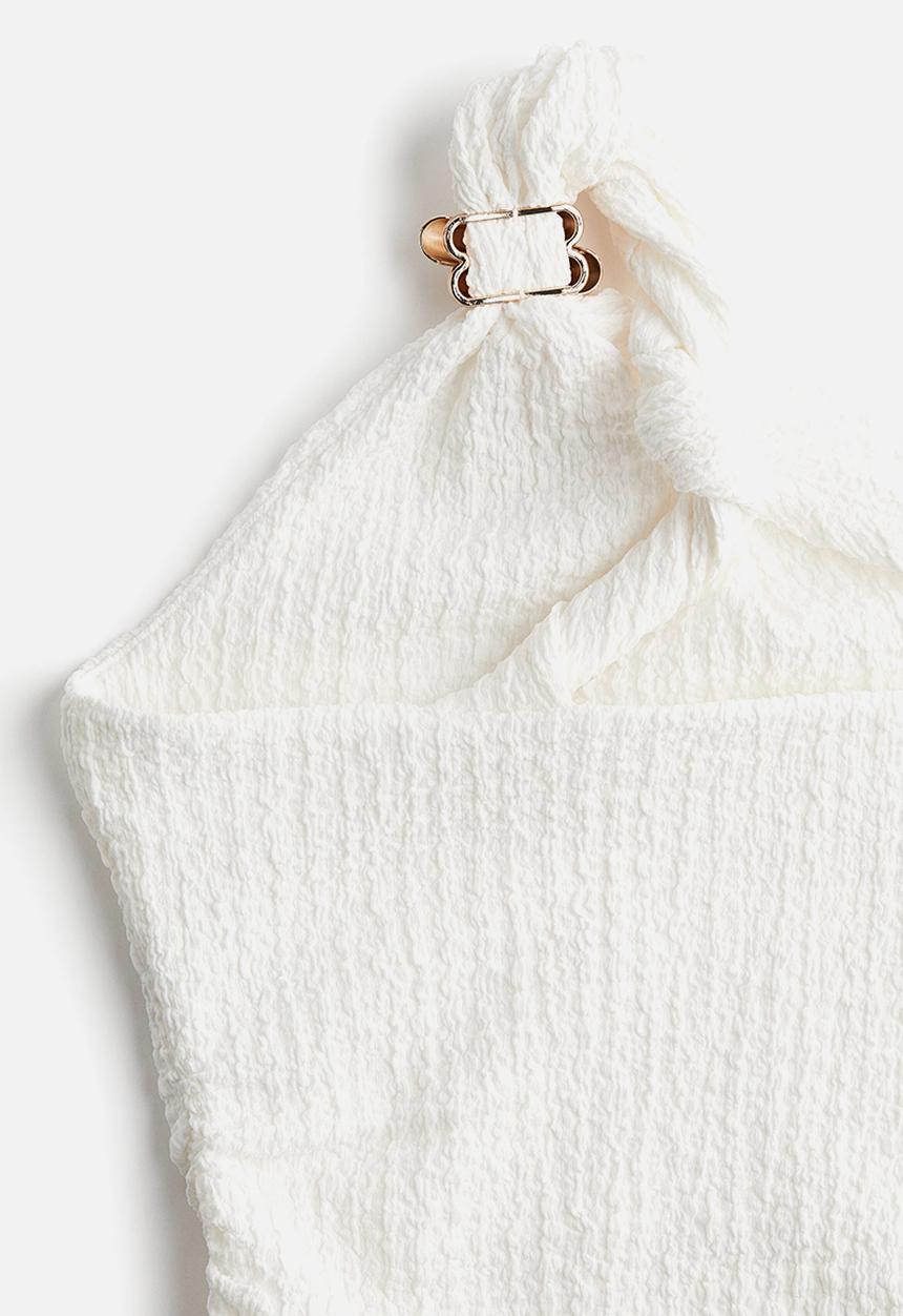 H&M - One-shoulder top - white