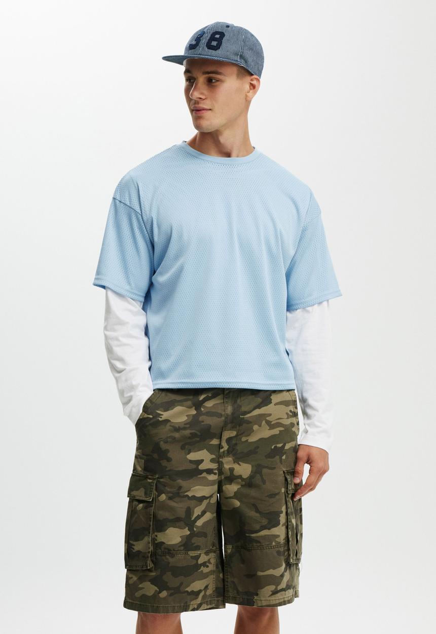 Cotton On - Baggy Cargo Short - Camo
