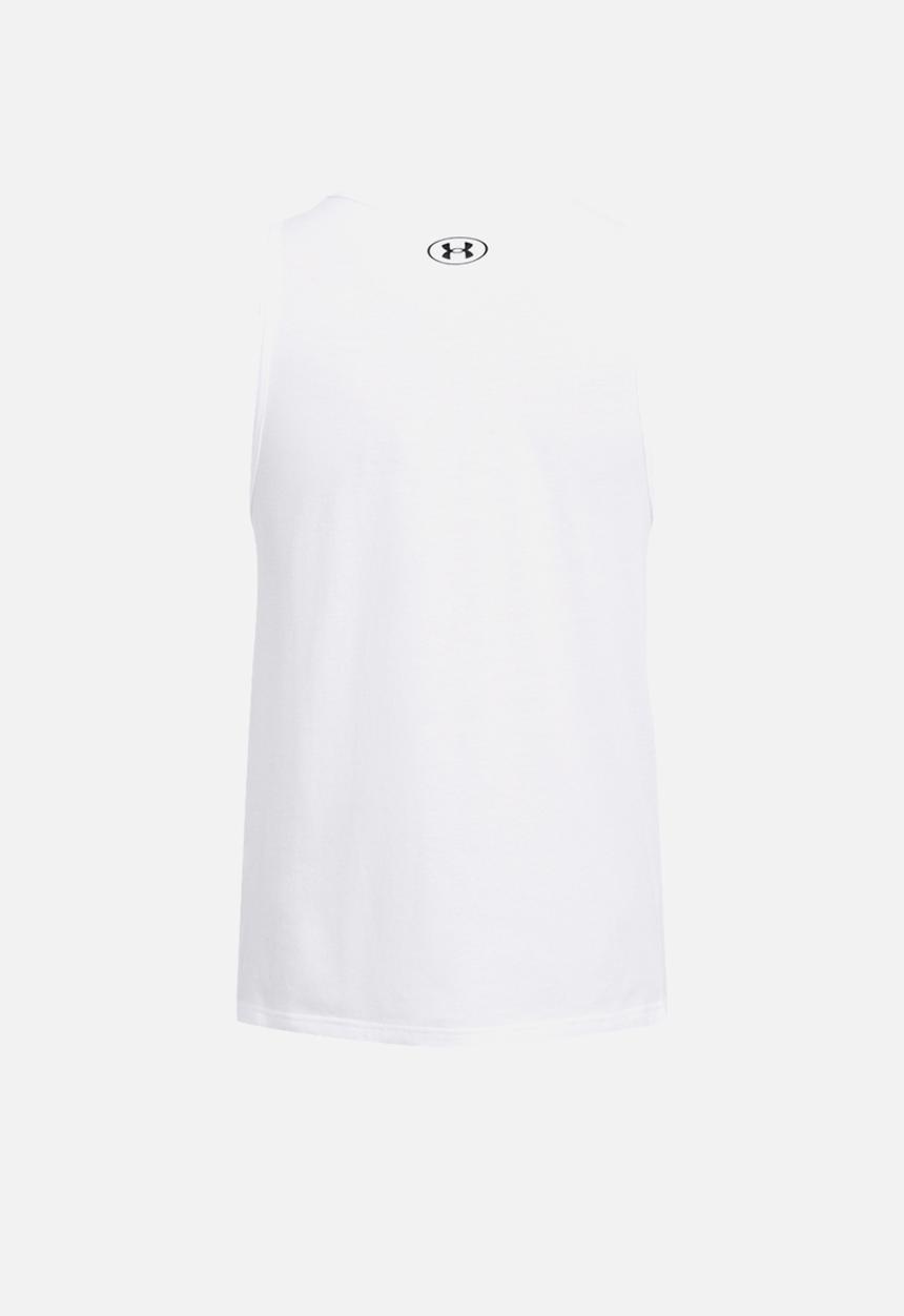 Under Armour - UA SPORTSTYLE LOGO TANK - White/Black