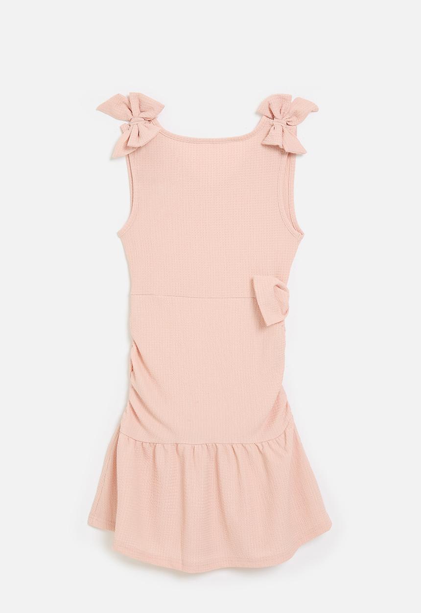 Pop Candy - Bow décor dress - pink