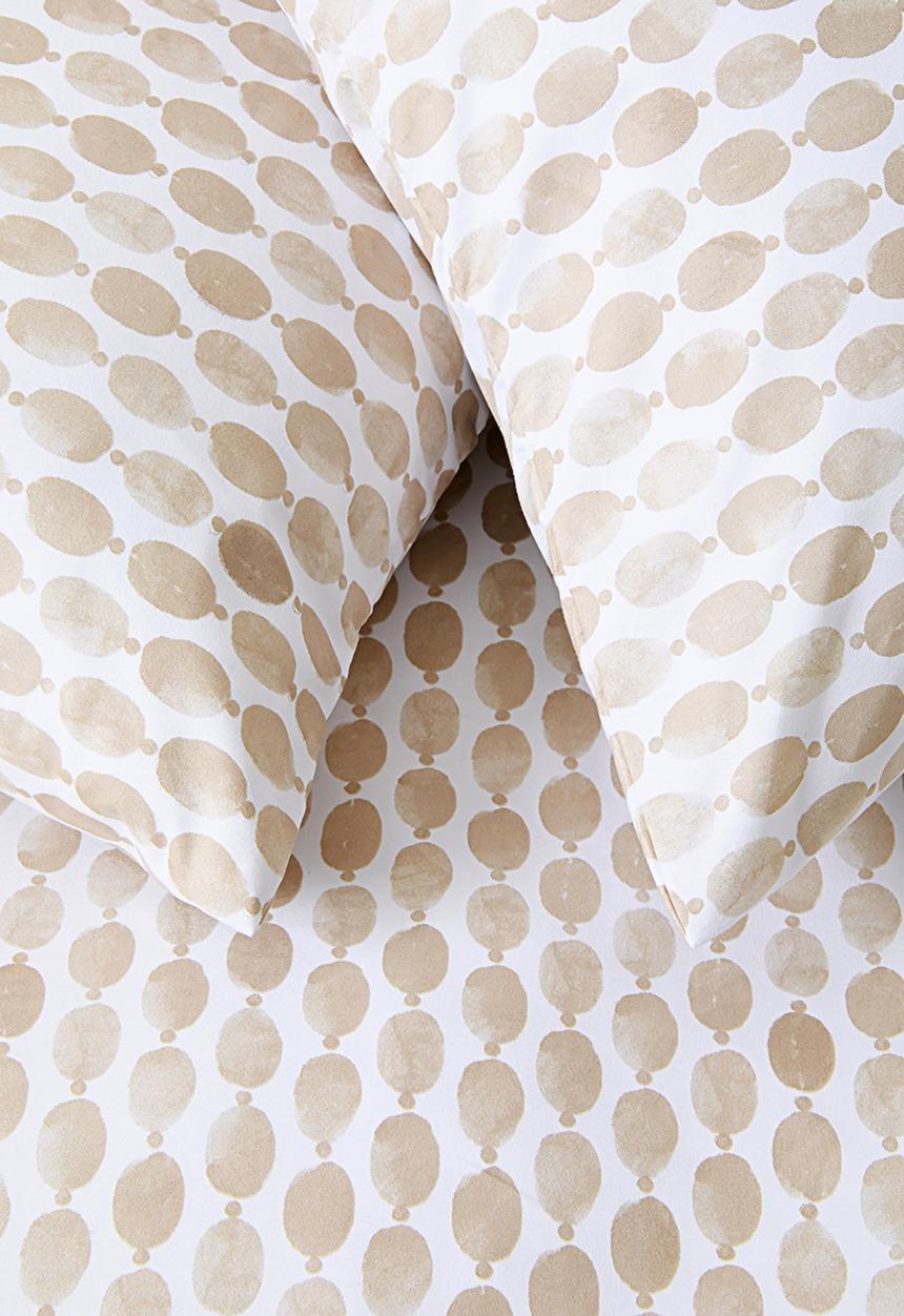 Sixth Floor - Watercolour Geo Super Soft Duvet Set - Natural