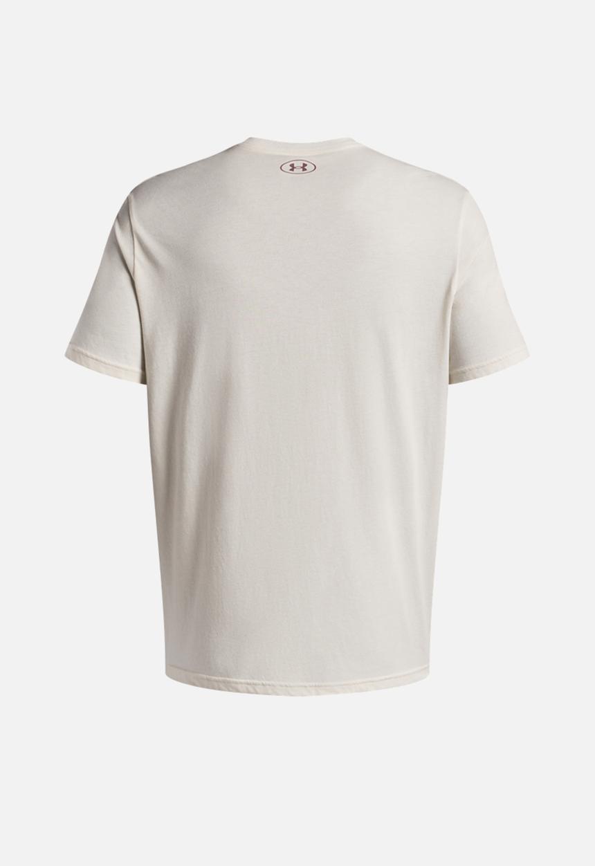 Under Armour - Ua college crest logo ss - stone/sierra taupe