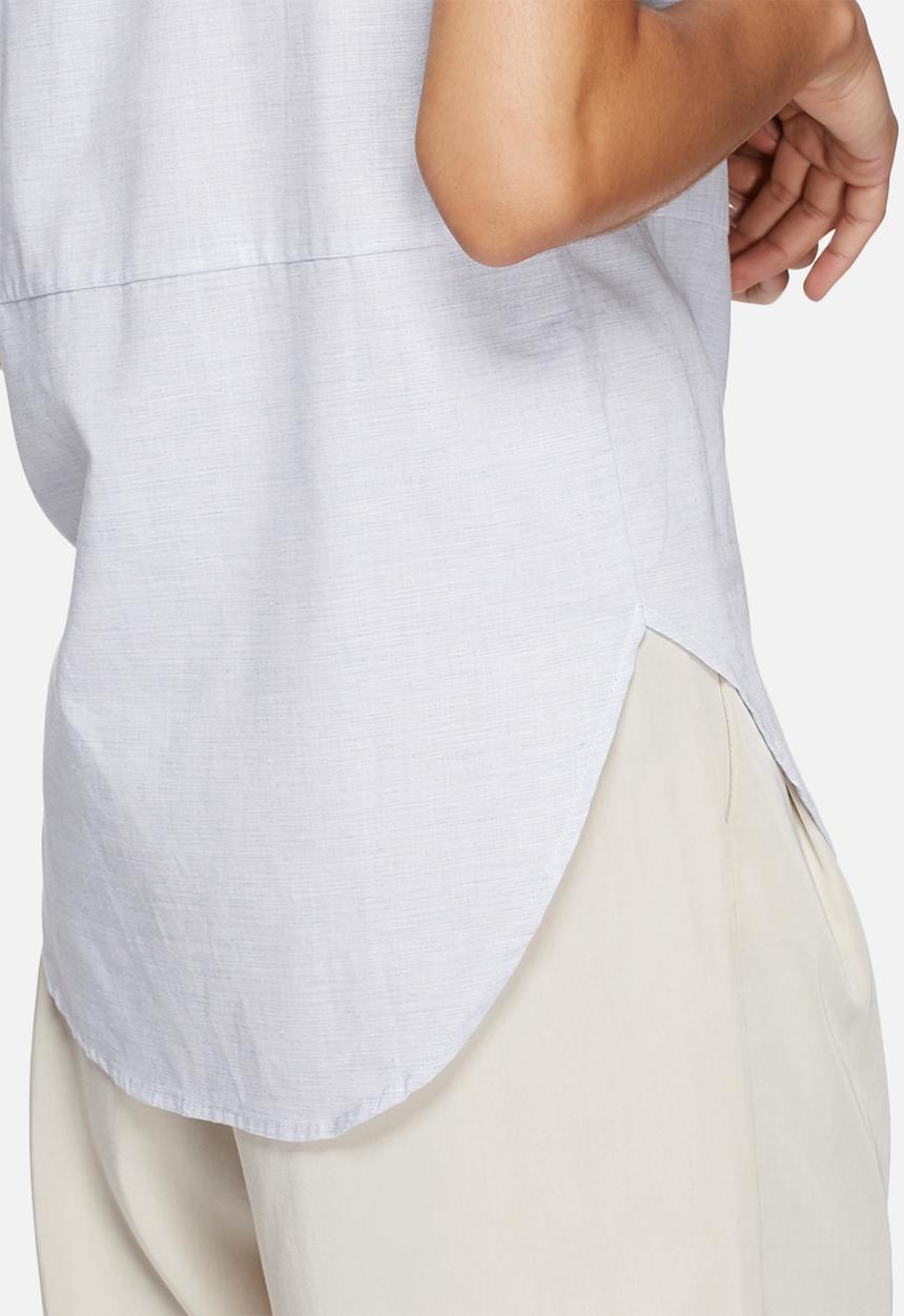 Neon Rose - Chambray linen shirt