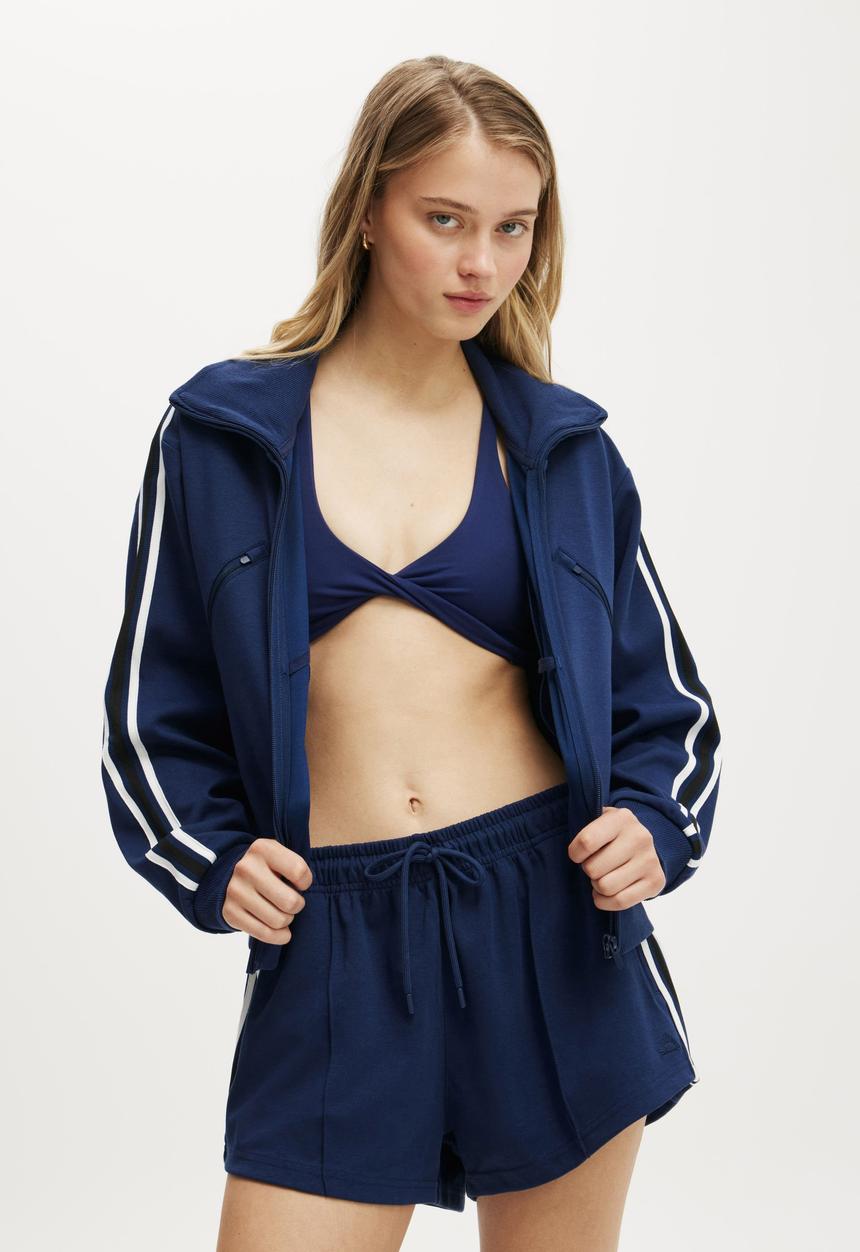 Cotton On - Retro Track Jacket - Heritage Blue