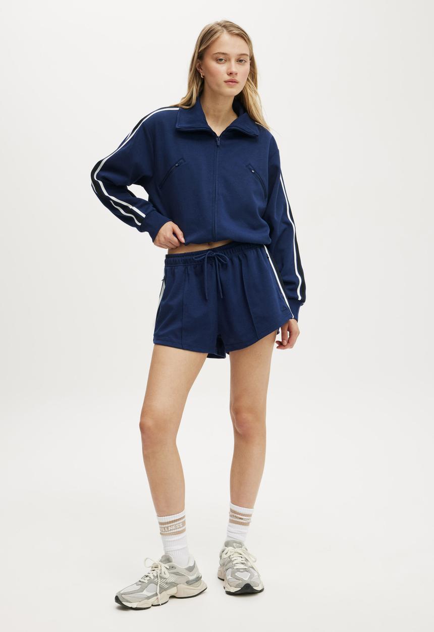 Cotton On - Retro Track Jacket - Heritage Blue