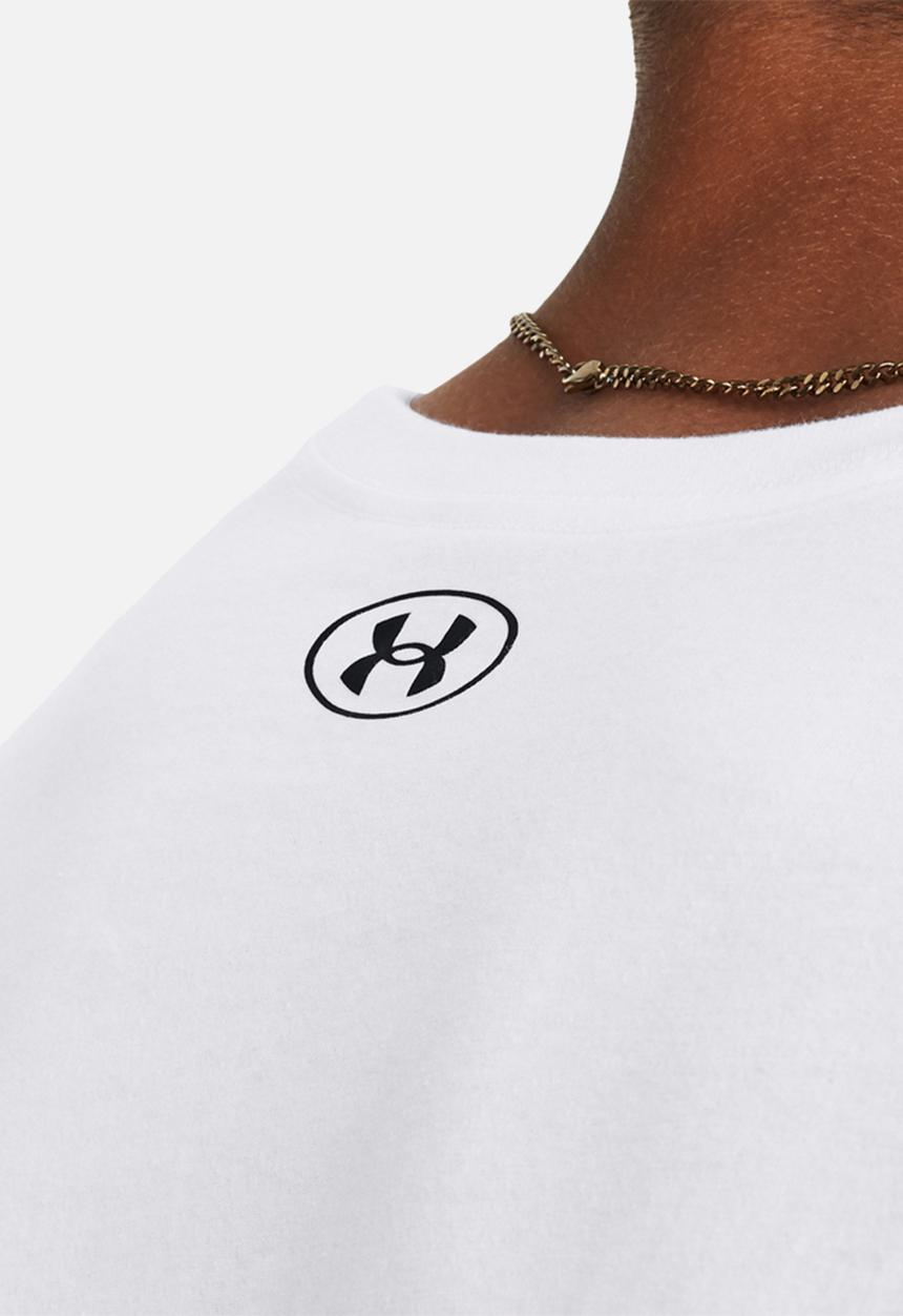 Under Armour - UA CAMO CHEST STRIPE SS - White / Mod Gray / Black