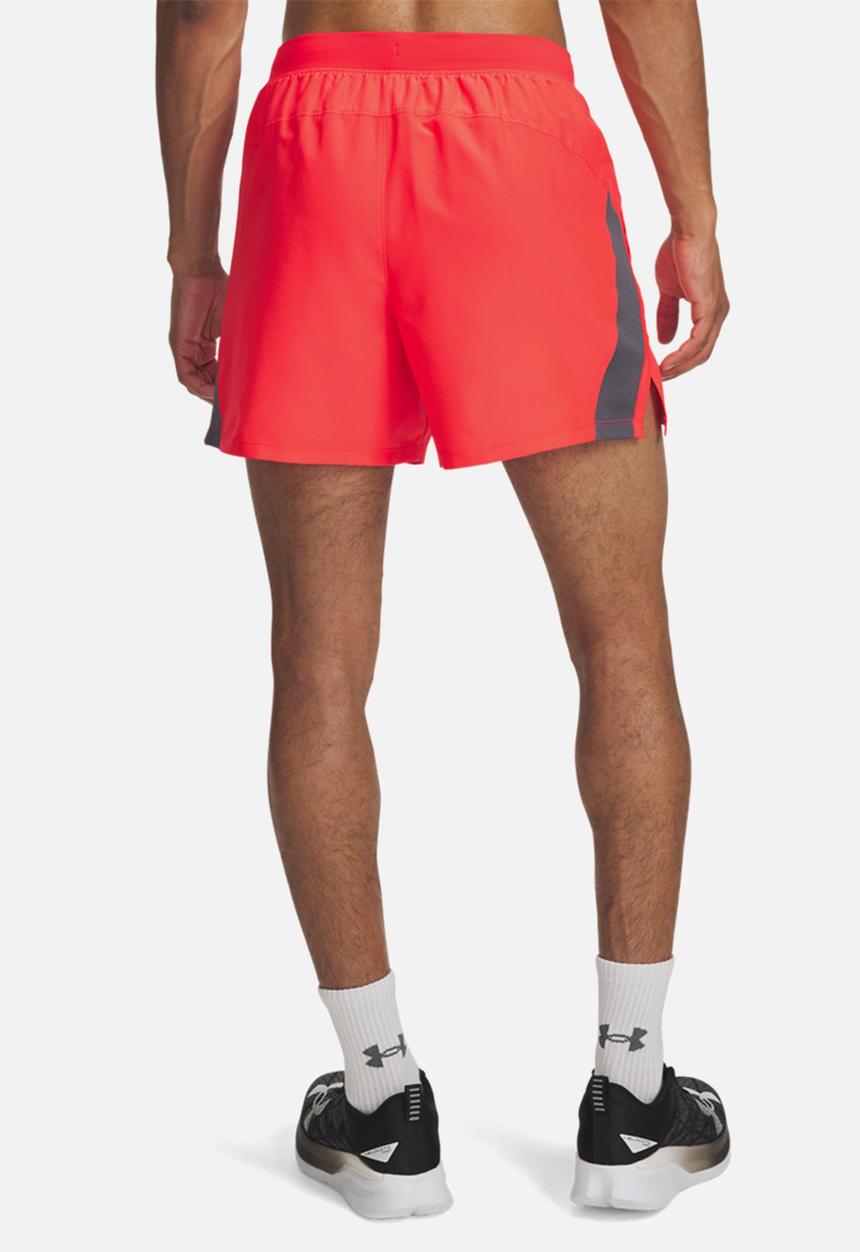 Under Armour - UA LAUNCH 5'' SHORTS - Racer Red / Castlerock / Reflective
